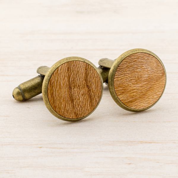 Cooles Männergeschenk für Tischler Manschettenknöpfe Holz