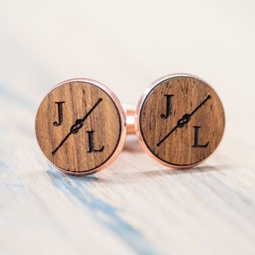 Manschettenknöpfe Holz